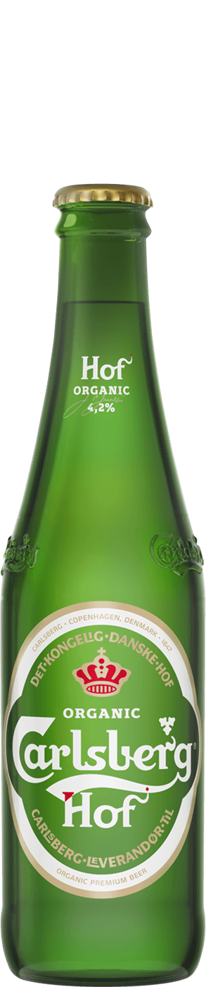 Carlsberg Hof Organic öl flaska