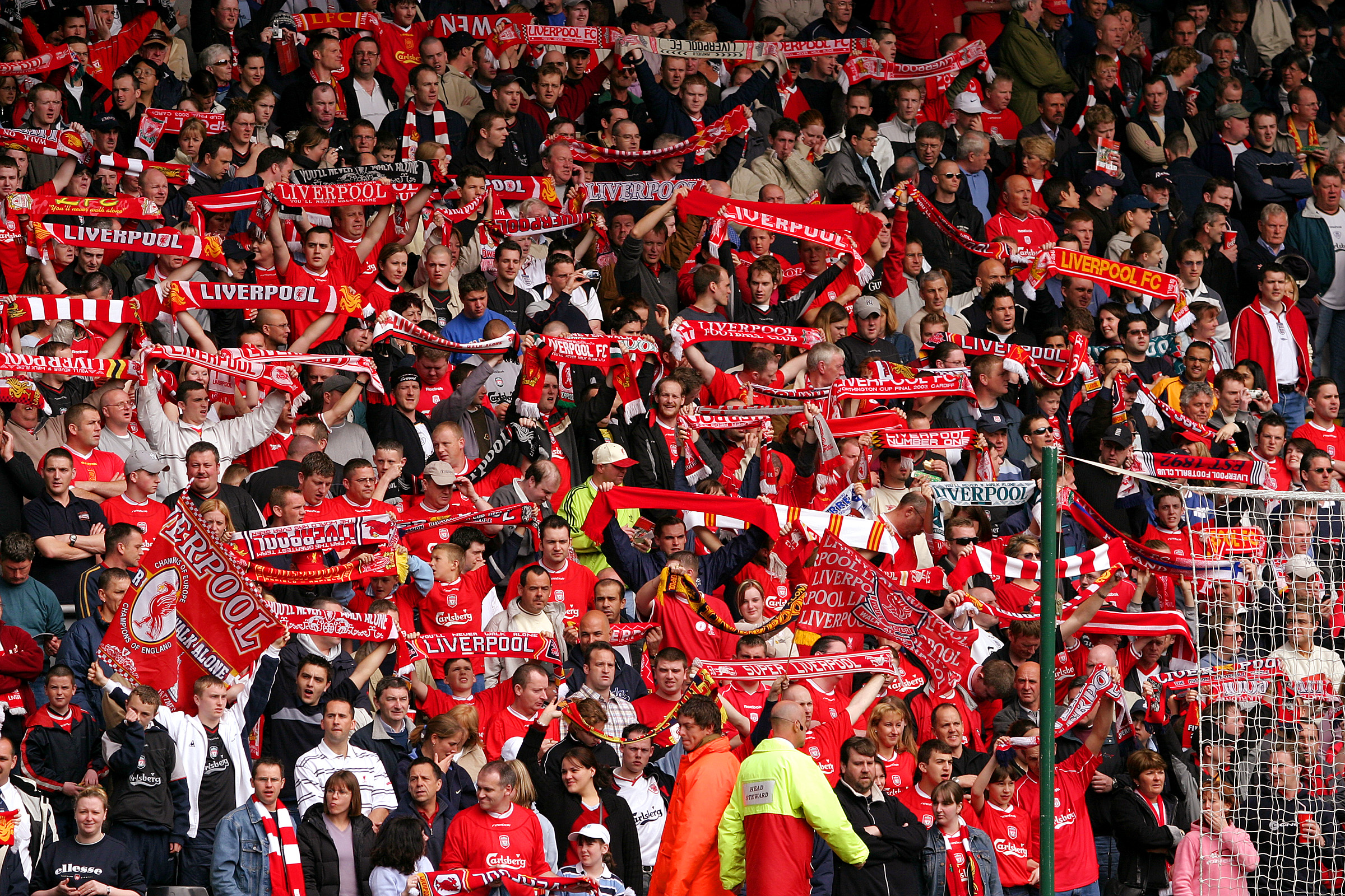 sea of red