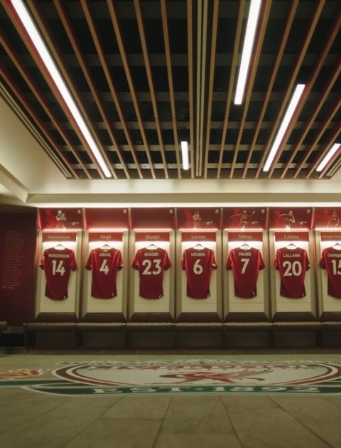 LFC Dressing room