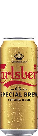 bottle with carlsberg special brew beer
