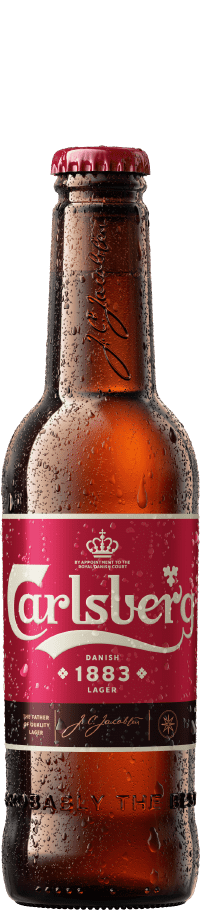 Carlsberg 1883 rebrew beer bottle with label