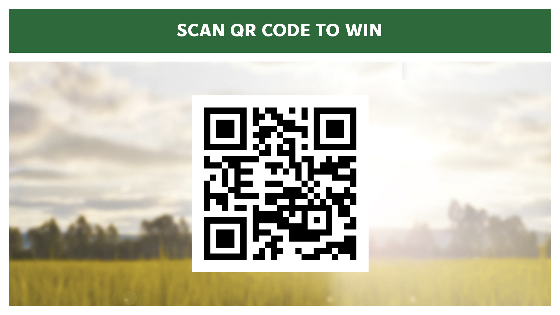 Scan QR code to win