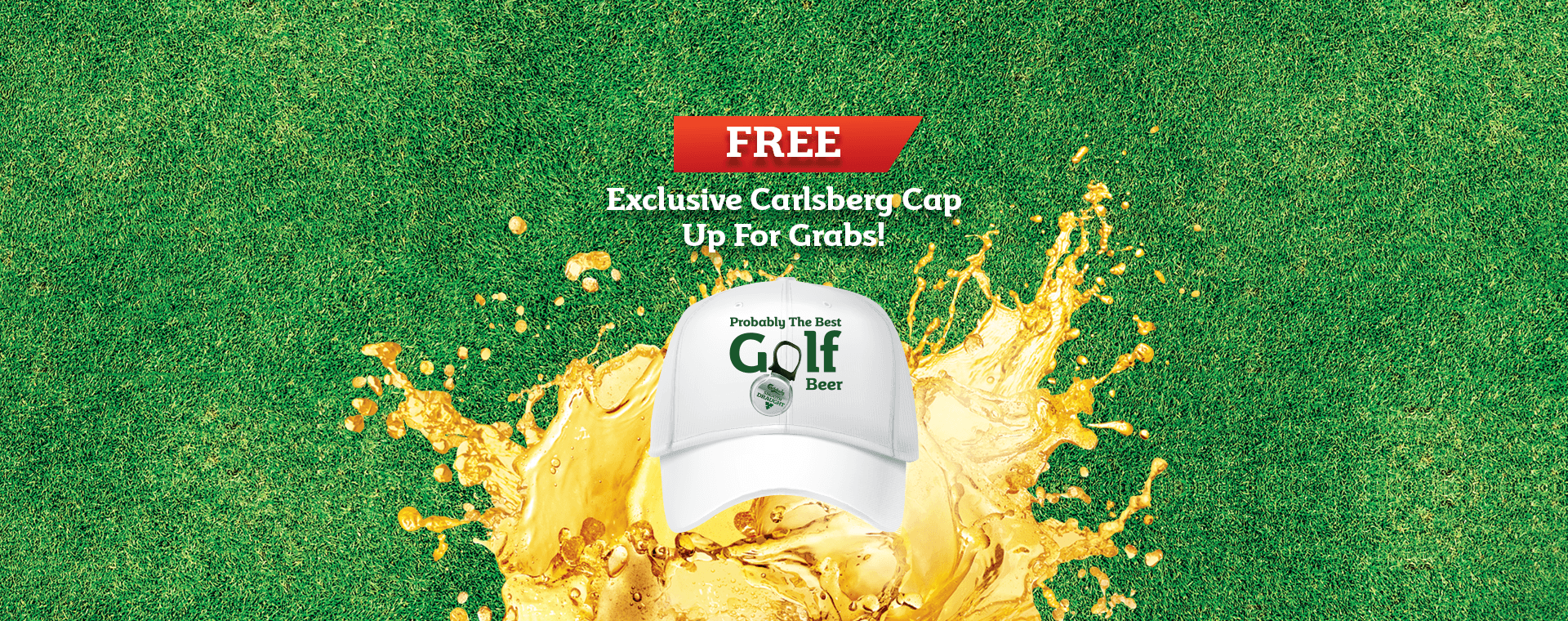 Get a Free Exclusive Carlsberg Cap