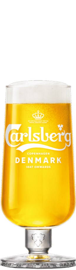 Чаша наливна бира Carlsberg